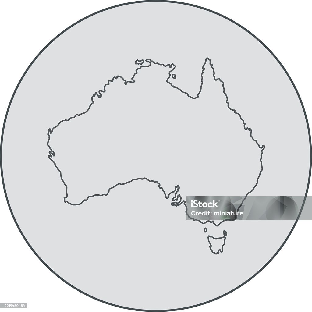 Abstract Colored Australia Map Australia Map Stock Illustration - Download Image Now - Abstract ...