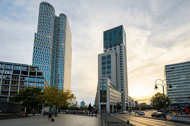 istock view on business towers in west Berlin at sunset 2219463071