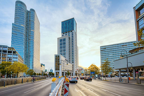 istock view on business towers in west Berlin at sunset 2219463121