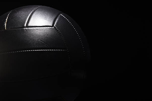istock New Volleyball Ball Studio Shot And Isolated On Black 2219464807