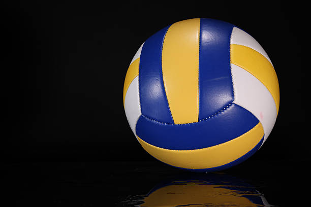 istock New Volleyball Ball Studio Shot And Isolated On Black 2219464929