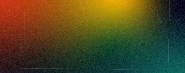 istock Old photo light leak overlay background with grainy gradient texture. Camera film retro blur filter with noise, dust. Abstract lens flare effect . Retro vector poster with grain and smear spots 2219472689