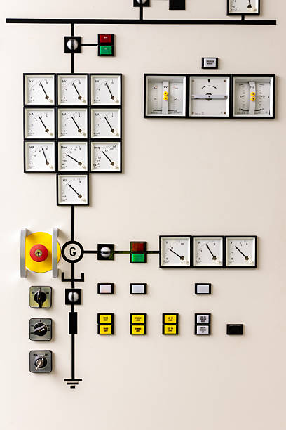 Control room in  power plant