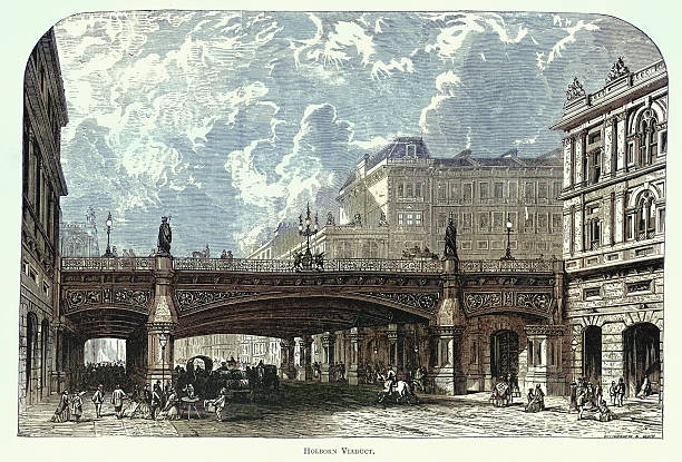 istock Holborn Viaduct, London, Victorian, Vintage illustration, 19th Century, 1890s 2219475162