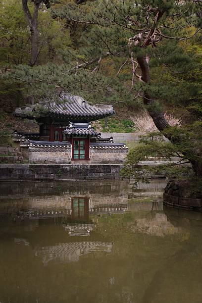 istock Traditional Korean Pavilion by a Pond 2219476180