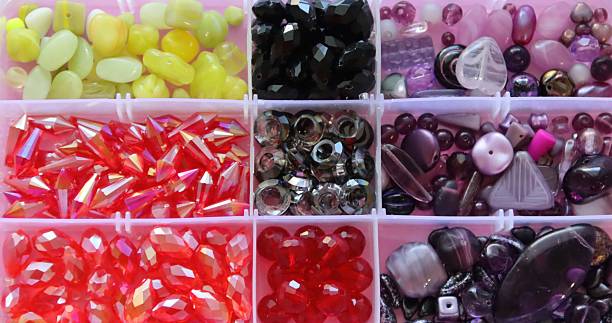 istock Colorful gemstones and beads for creative jewelry making 2219477024