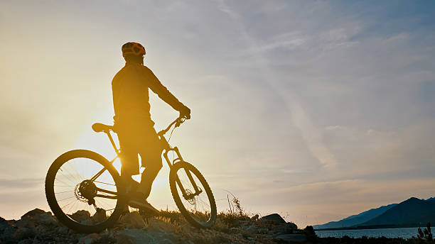 istock Sunset Biker: Off-road Cycling Adventure 2219479908