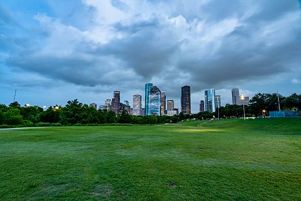 istock Downtown Houston at Twillight 2219481980
