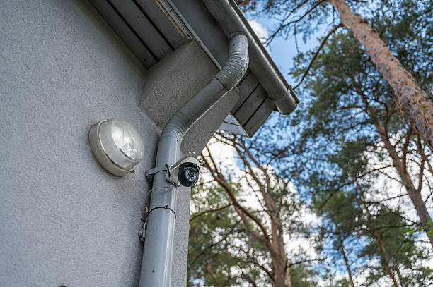istock Security camera on corner of private house 2219482970