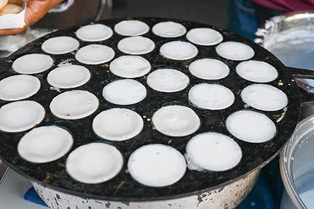 Kanom Krok,Thai coconut milk snack