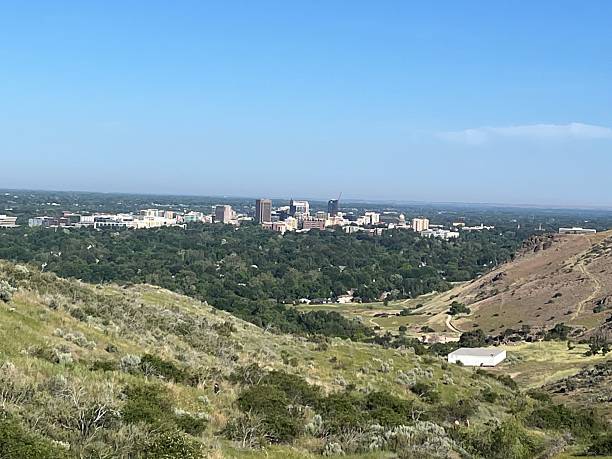 istock Table Rock hiking trail Boise 2219487689