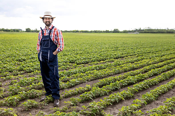 istock Agricultural worker in a field 2219495928