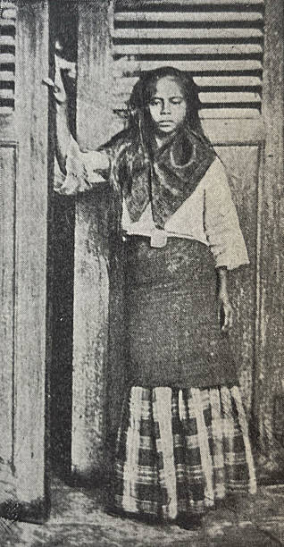 istock Antique illustration - War with Spain - War of 1898 - Spanish Malayan woman 2219497847