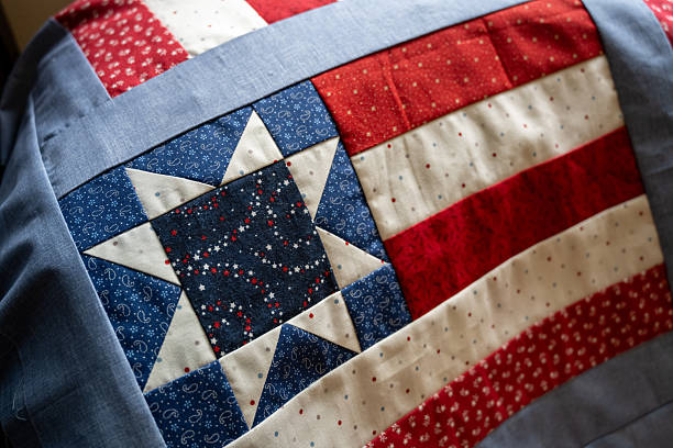 istock American Flag Quilt 2219507073