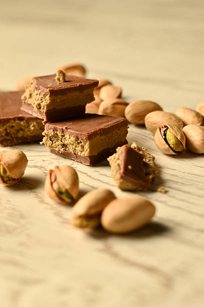 istock Pistachio Chocolate Nougat Bars 2219530367