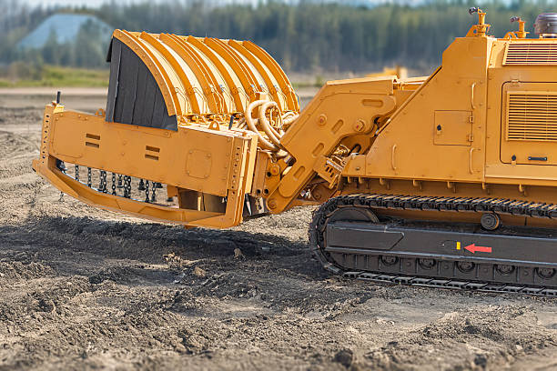 Beijing, China - 27th March 2023 - A Front-End Loader and Dump Truck at a Quarry