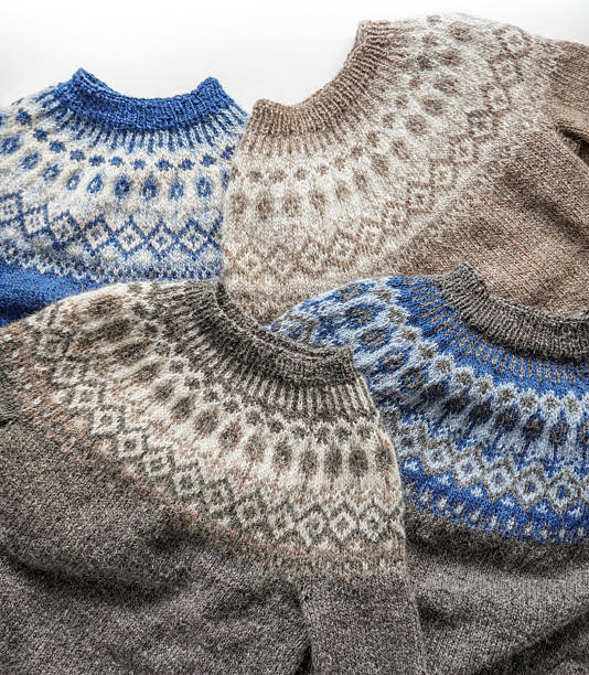 istock Pile of knitted wool sweaters 2219533781