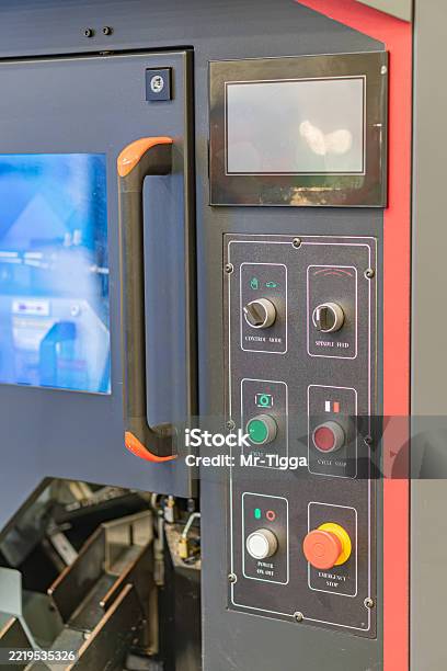 Control Panel Red Closeup View Of An Industrial Control Panel With Multiple Red And Green ...
