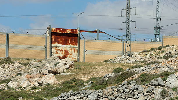 istock Gate for military operations in the West Bank 2219543520