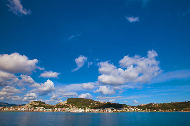 Summer day, Greece, Zakynthos island - sea, sky, vacation.