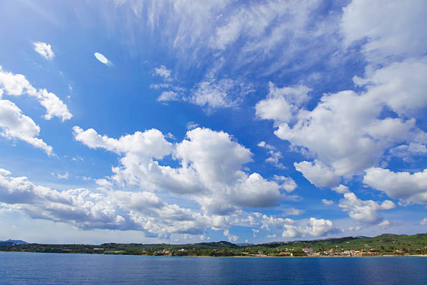 Summer day, Greece, Zakynthos island - sea, sky, vacation.