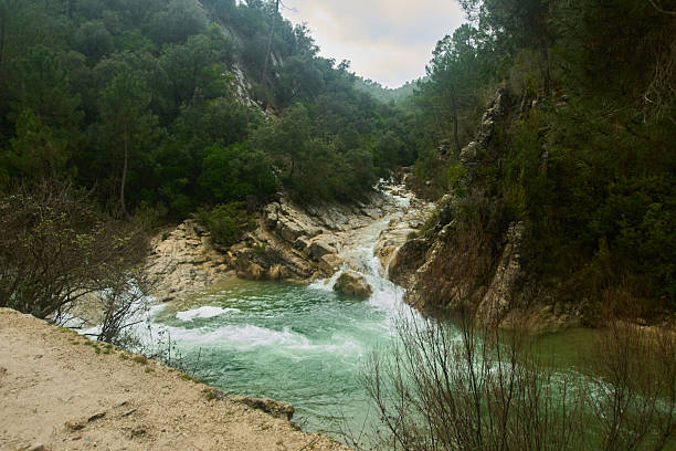 istock Waterfalls in Natural Mountain Landscapes 2219551244