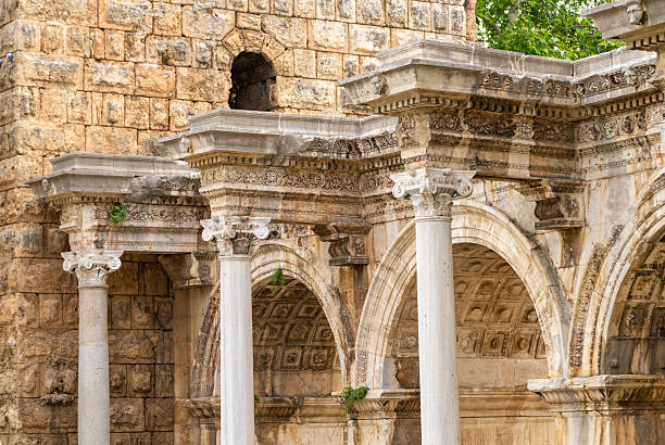 istock Hadrian's Gate (Uc Kapılar) in Antalya, Turkey 2219553418