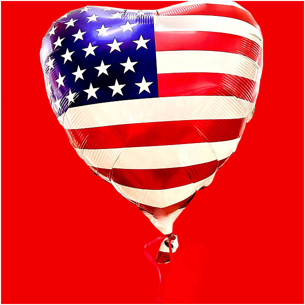 Heart Shaped Flag Balloon