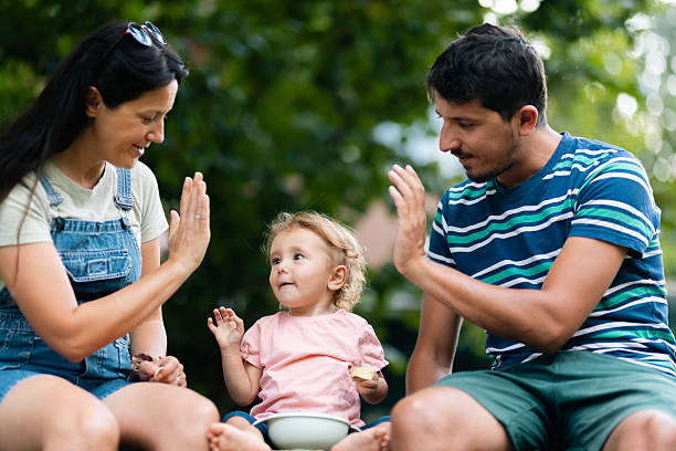 istock Family Spending Quality Time Bonding and Teaching Their Child Through Play 2219556456
