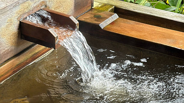 istock Water flowing into the bathtub 2219564400