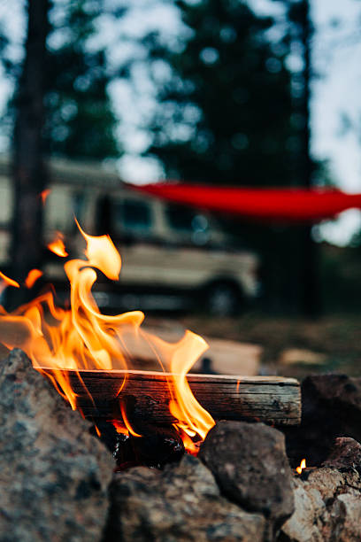 istock Campfire at Dixie National Forest Dispersed Camping, Bryce UT 2219566574
