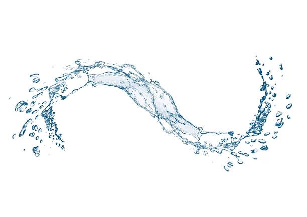 istock 3d illustration of abstract blue water splashes on white background 2219568120