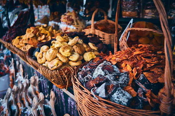 istock Dried fruits at market 2219579726