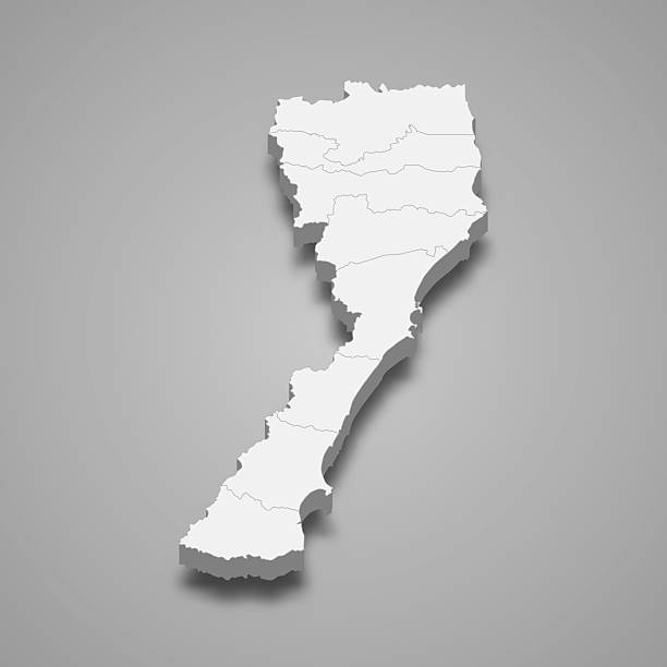 istock 3d map of Prachuap Khiri Khan is a province of Thailand 2219581209