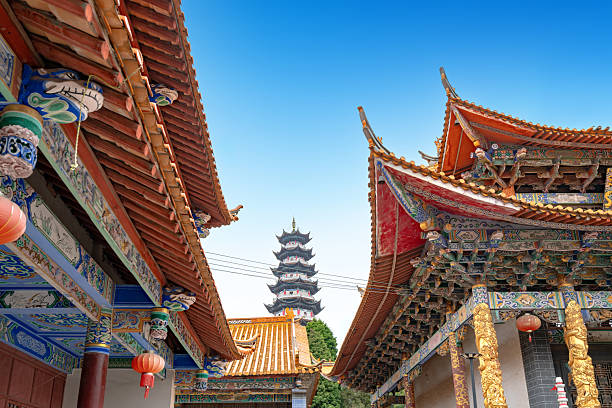 istock Baohua Buddhist Temple in Gejiu Laoyinshan 2219581363