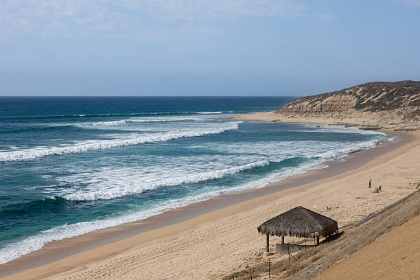 Palapa and Beach in Baja Sur, Mexico