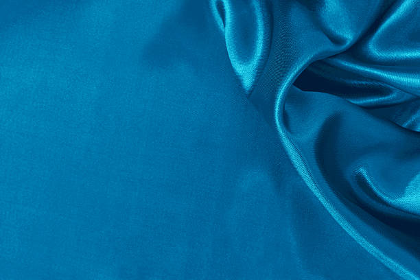 istock Blue fabric cloth texture for background and design art work, beautiful crumpled pattern of silk or linen. 2219585831