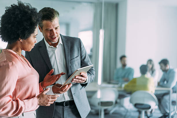 istock Business people in the office. 2219587052
