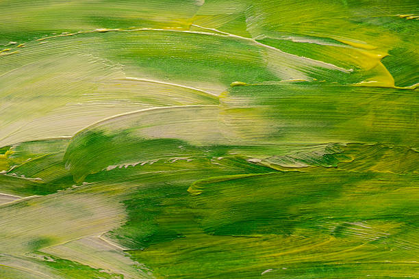 istock Green and yellow painted background 2219593497