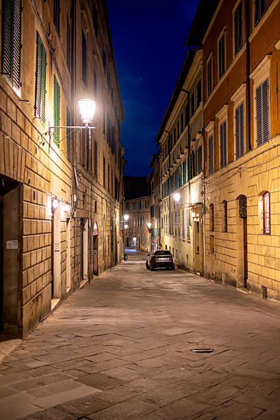 istock Night Walk in Siena Before the Palio 2219604783
