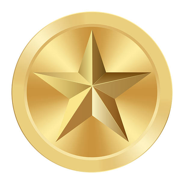 istock Gold award medal with star Illustration for web and games 2219606857