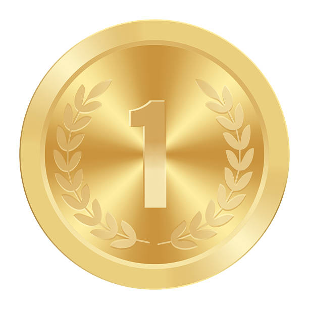 istock Gold award medal Illustration for web and games 2219606883