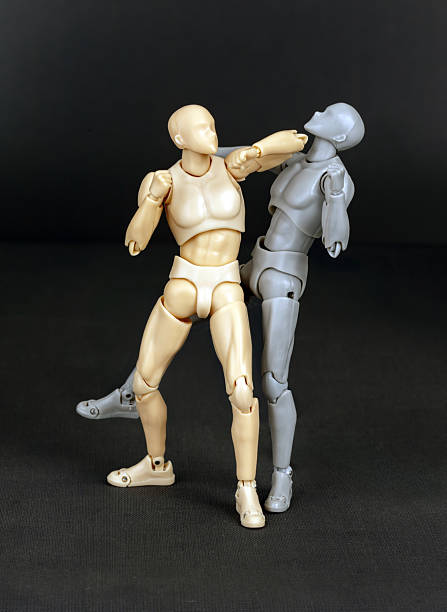 istock Hiran Muan Phaendin (Demon Hiranyakska Rolling the Earth) Figurines, 7 of 15 Standard Luk Mai Muay Thai Techniques. 2219607774
