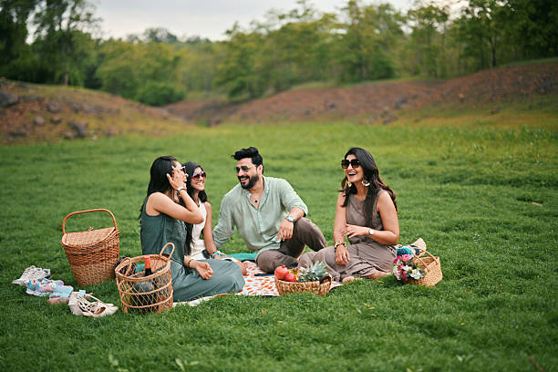 istock Family picnic in nature 2219619908