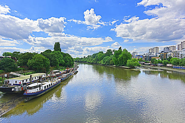York, UK - 7 Aug 2013: The river in York of England, UK