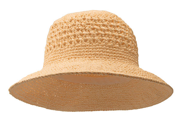 istock Straw summer hat with isolated on white background. 2219624319