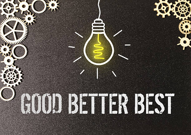 istock Good, better, best - wooden signpost 2219628569