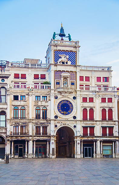 zodiac clock tower on San Marko square in Venice in Italy