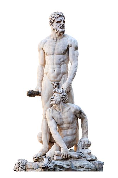 istock Classical Italian statue, sculpture isolated on transparent white background 2219636005