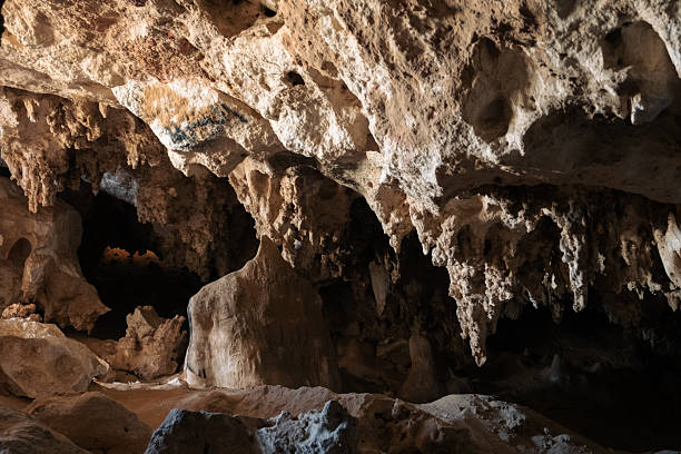 istock Djara Cave in Egypt with impressive stalagmites and natural rock formations. A hidden geological wonder in the heart of the Sahara desert 2219642459